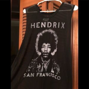 Jimi Hendrix sheer muscle tee